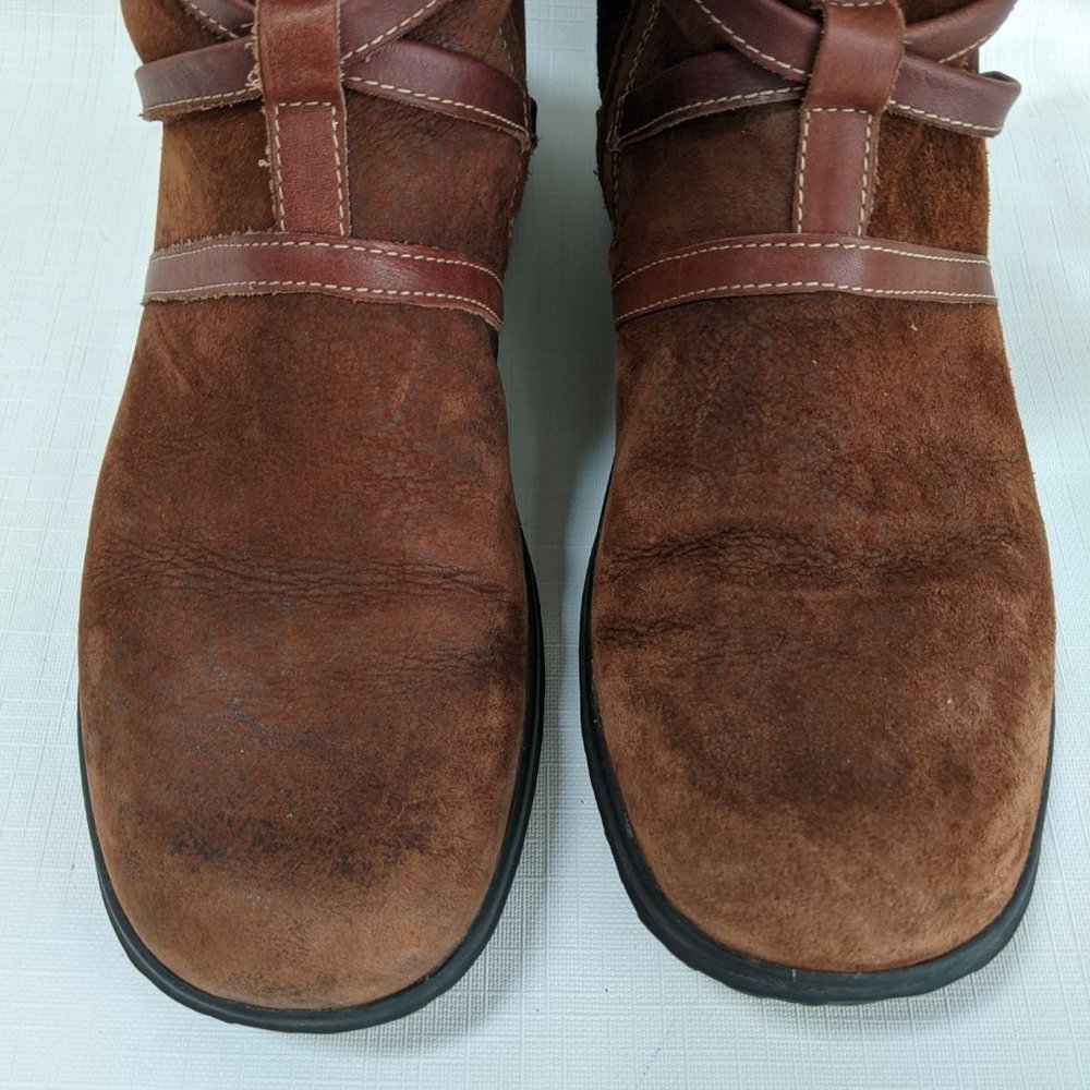 Clarks Artisan Collection Mid-calf Tan Boots 9.5M - Picture 6 of 12